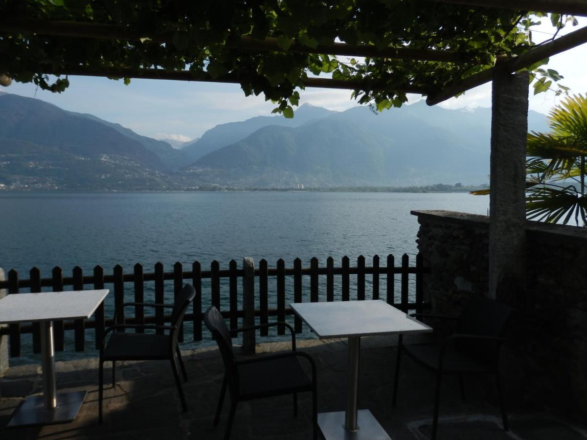 Schoene Ferienwohnung 36 Viralago Mit Privatstrand Gambarogno Buitenkant foto